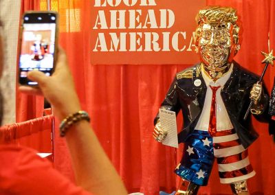 Yes, that Is a Golden Trump Statue at CPAC