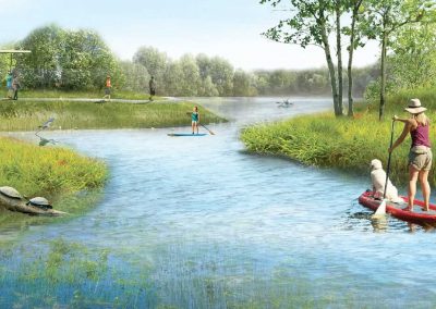 Origin Park: Transforming a Riverside Wasteland Into a Climate-Adaptive Public Park