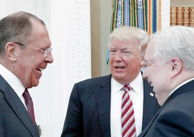 Trump’s 2017 Oval Office Meeting With Top Russian Officials Looks Very Different Today