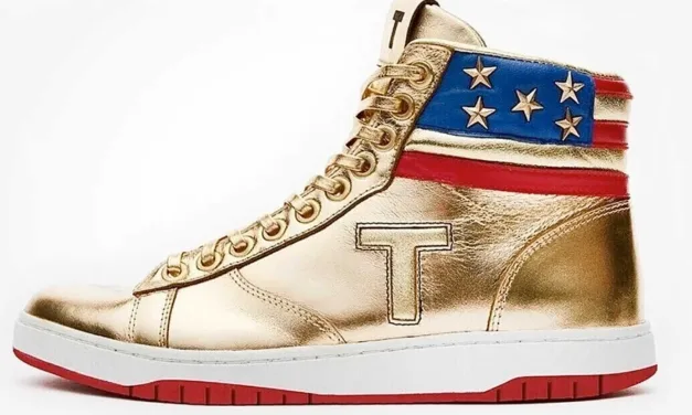 Trump’s Delusion of “Never Surrender” and a Gold Lamé Sneaker