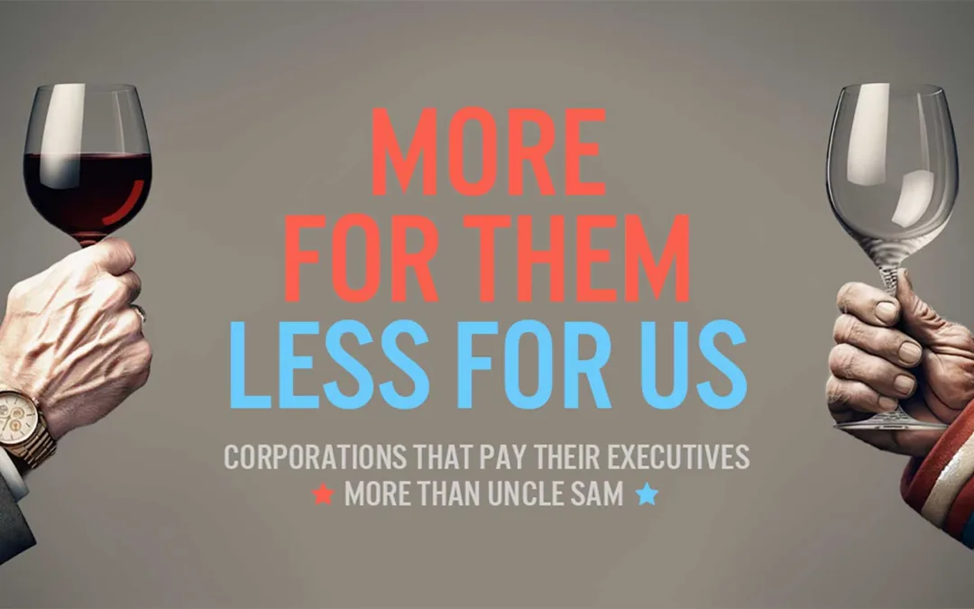 Many Wealthy US Corporations Pay Their Top Executives More Than They Pay in Federal Taxes