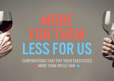 Many Wealthy US Corporations Pay Their Top Executives More Than They Pay in Federal Taxes