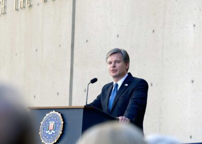 FBI Director Christopher Wray Quits Under Fire, From a Felon