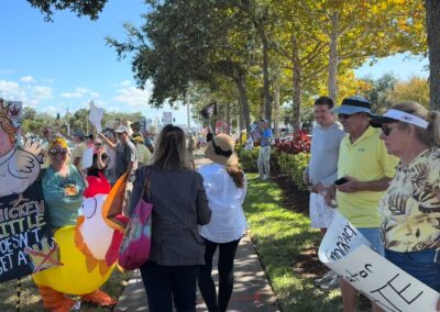 No Kings Day in Clearwater, Florida