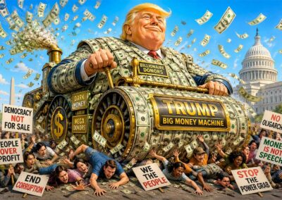How Trump’s Billionaire Money Machine Is Crushing Democracy