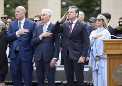 The Ugly American: Pete Hegseth Goes on a Racist Rant Against Migrants at D-Day Event