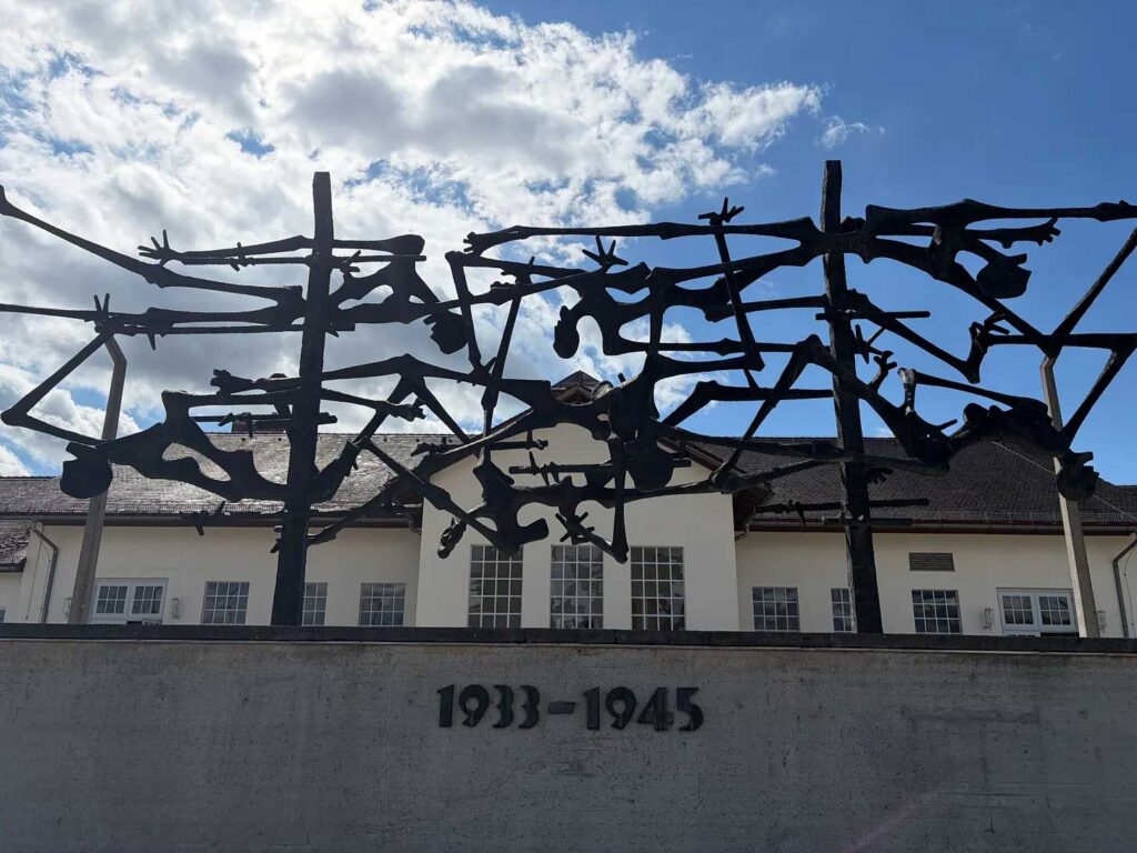 Dachau Memorial by Nandor Glid