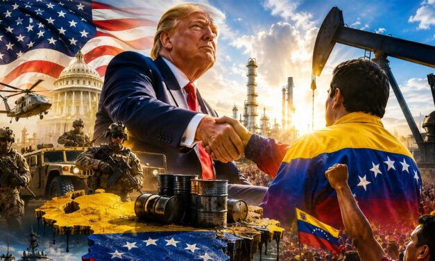 While History Screams a Warning Trump Brags About His “Brilliant” Scheme in Venezuela